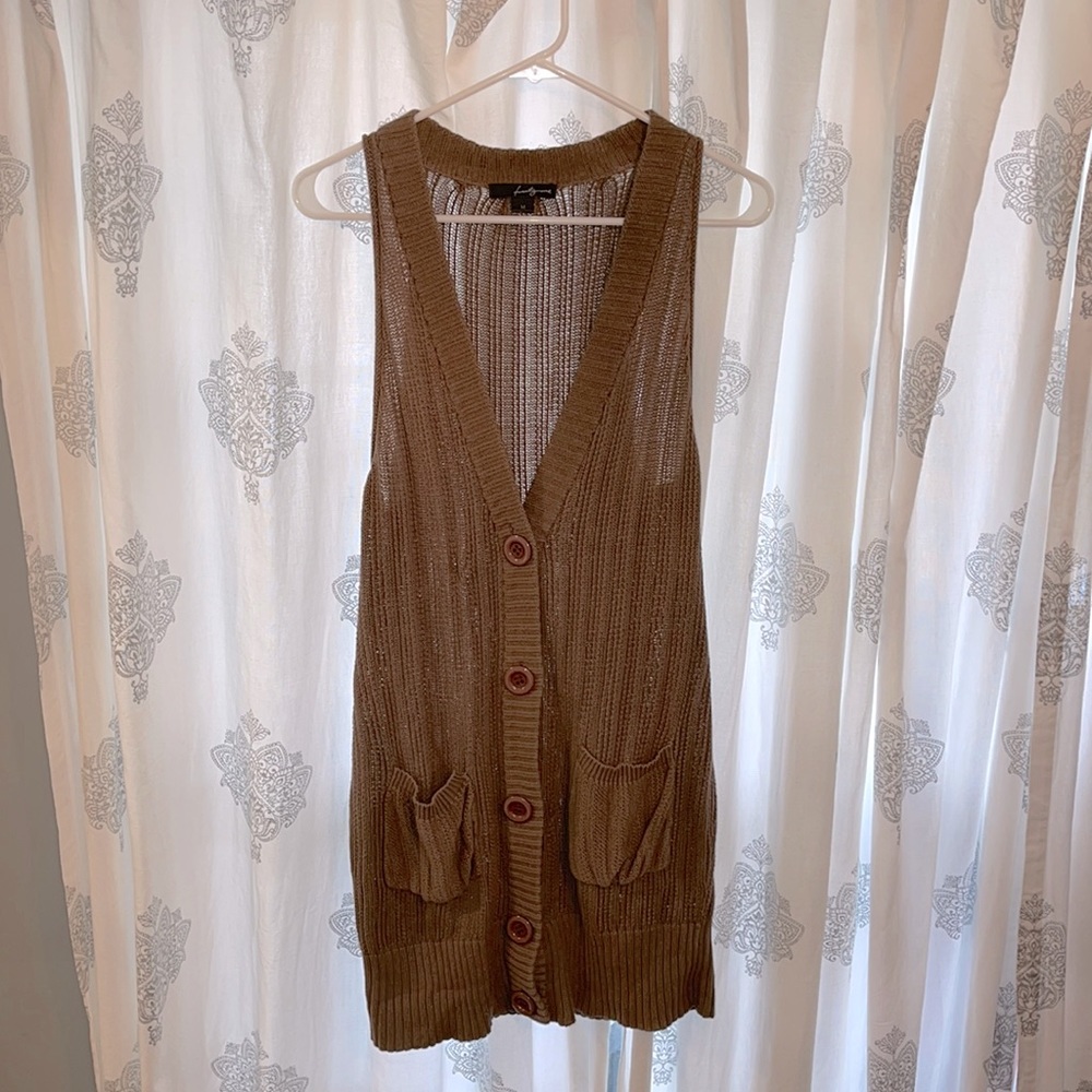 Cardigan vest